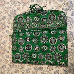 Vera Bradley Garment Bag in Green and Blue print